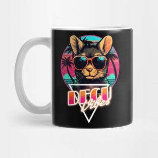 Retro Wave Degu Vibes Mug